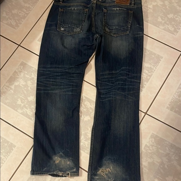 Cult of Individuality Blue Relaxed Distressed Jeans - Picture 4 of 6